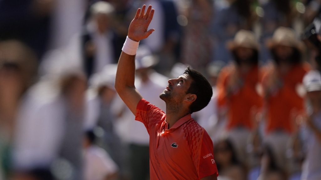 फ्रैंच ओपन के सेमिफाइनल में पहुंचे जोकोविच, 23वें ग्रैंडस्लैम के हैं करीब Novak Djokovik