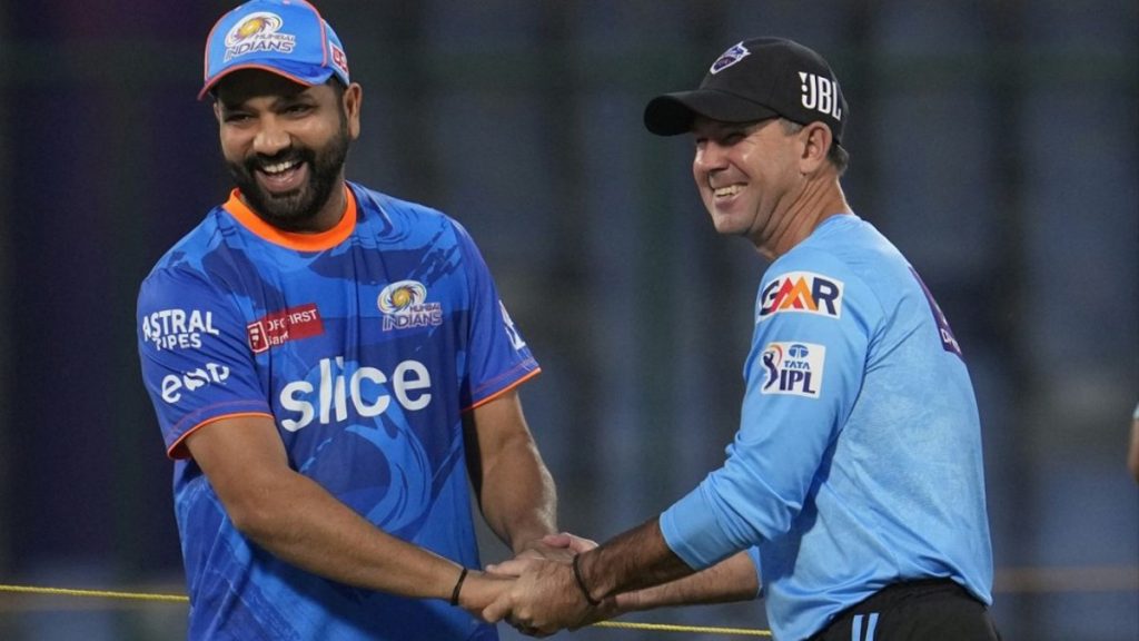 Rohit Sharma and Ricky Ponting