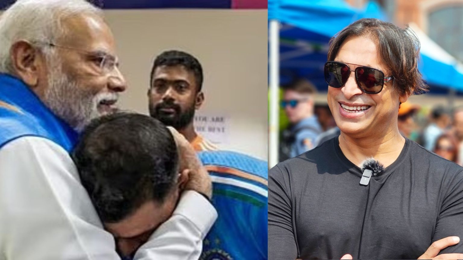 PM Modi and Shoab Akhthtar