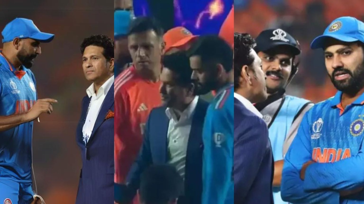 Sachin with Team India