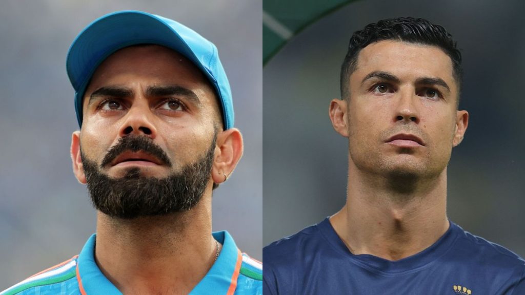 Virat Kohli and Cristiano Ronaldo