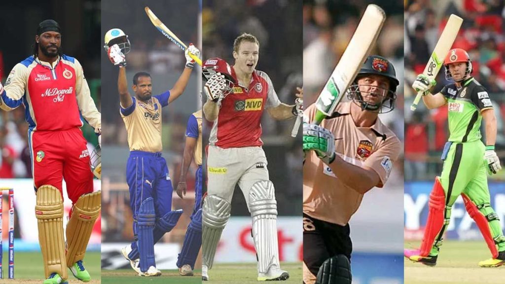 Batsman with fastest century in IPL