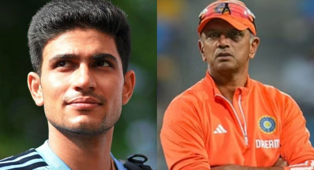 Rahul Dravid and Shubhman Gill