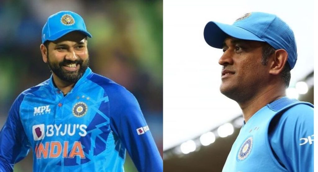 Rohit Sharma and MS Dhoni