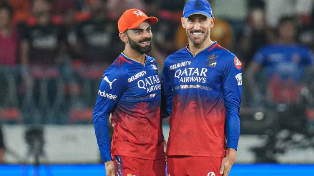 Faf du Plessis and Virat Kohli