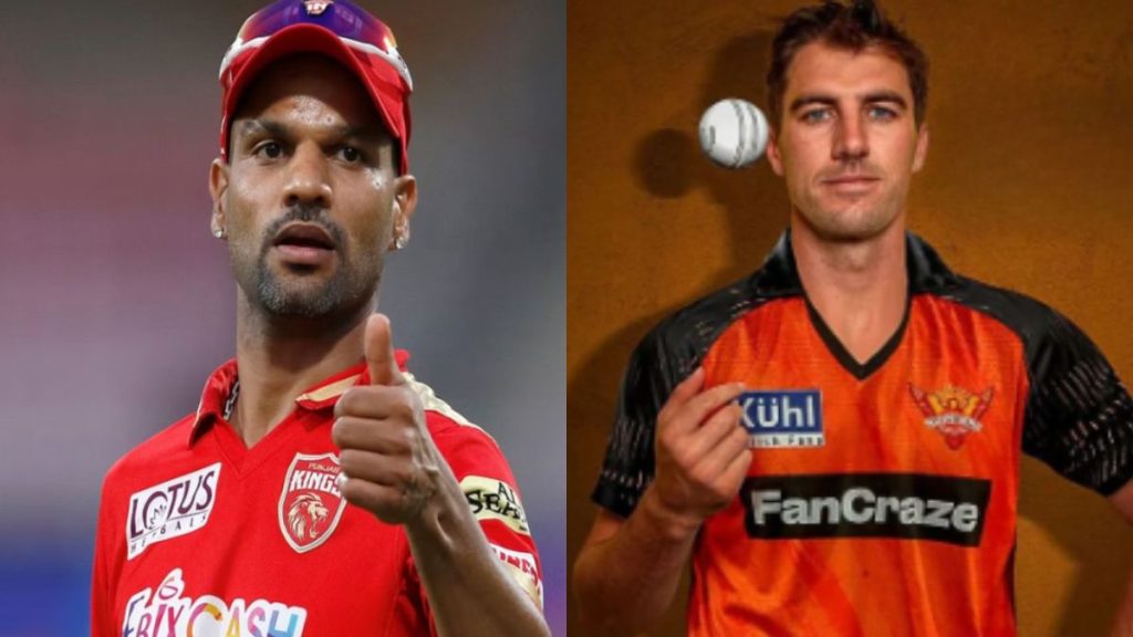 Pat Cummins and Shikhar Dhawan