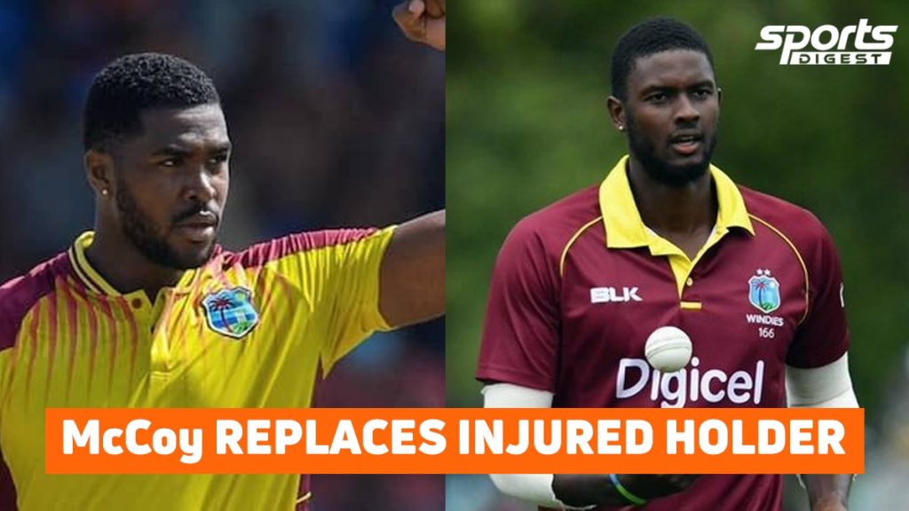 West Indies T20 World Cup Squad: टी20 विश्व कप से पहले वेस्टइंडीज ने किया बड़ा बदलाब, स्टार खिलाड़ी हुआ टीम से बाहर Obed McCoy Replaces Injured Jason Holder