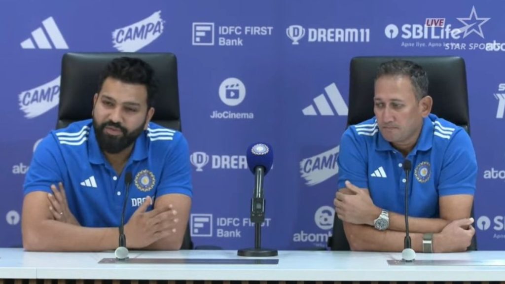 rohit sharma and ajit agarkar