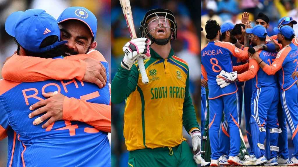 IND vs SA, T20 World Cup 2024 Final: भारत ने दक्षिण अफ्रीका के जबड़े से छीनी जीत, दूसरी बार बने चैंपियन IND vs SA, T20 World Cup 2024 Final/ Courtesy: Getty Images