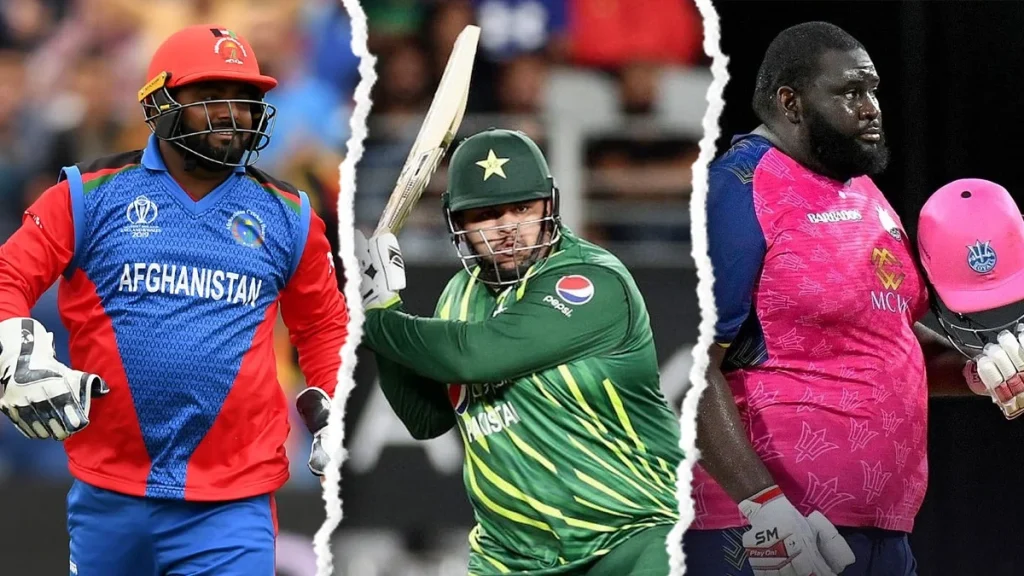 T20 World Cup Heaviest Players: टी-20 के वों 5 खिलाड़ी जिनके भारी वजन वाले शरीर को देखकर थर्राते हैं विरोधी T20 World Cup Heaviest Players: टी-20 के वों 5 खिलाड़ी जिनके भारी वजन वाले शरीर को देखकर थर्राते हैं विरोधी