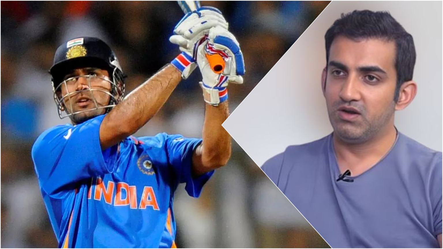 Gautam Gambhir & MS Dhoni World Cup 2011 Final