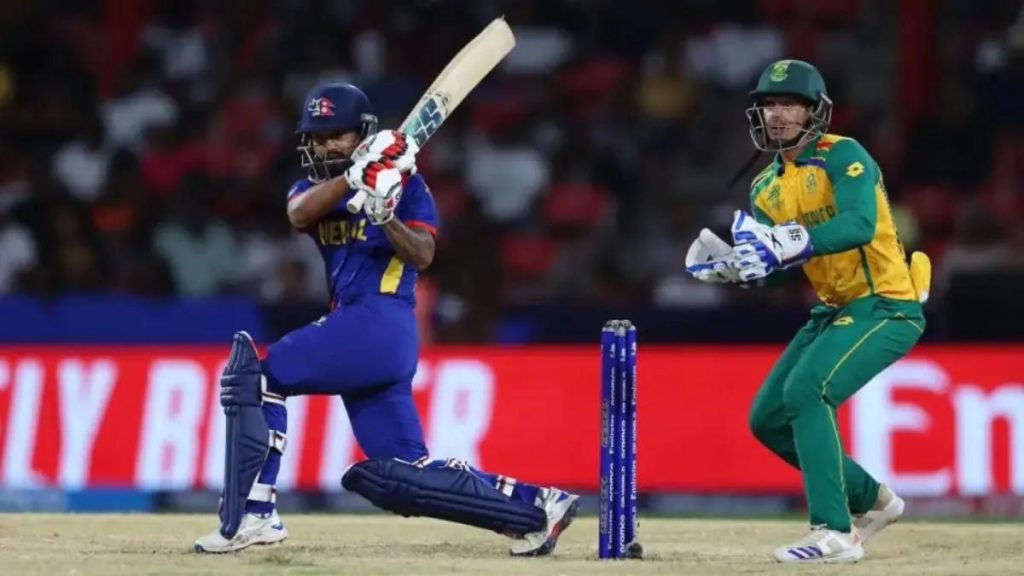 SA vs NEP, T20 WORLD CUP 2024: टी20 विश्व कप 2024 में एक और बड़ा उलटफेर होने से बचा, दक्षिण अफ्रीका से सिर्फ एक रन से हारा नेपाल