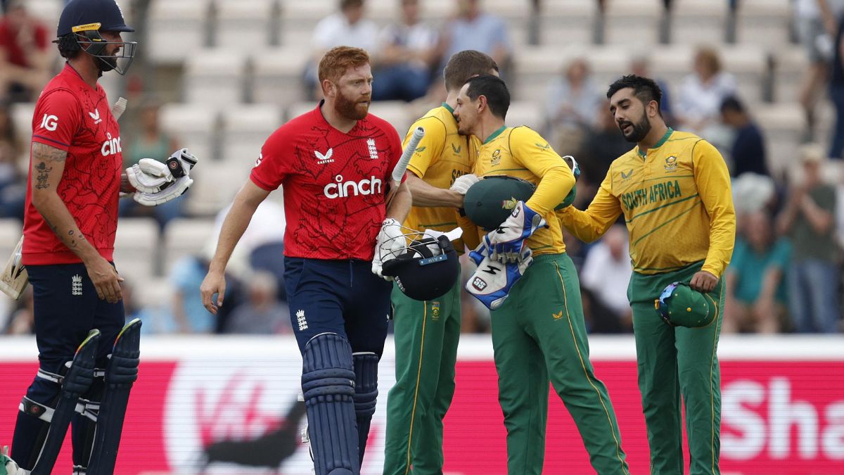 ENG vs SA, T20 WORLD CUP 2024: टी 20 विश्व कप 2024 में दक्षिण अफ्रीका ने इंग्लैंड को सात रन से हराया, हैरी ब्रूक की अर्धशतकीय पारी गई बेकार south africa beat england team