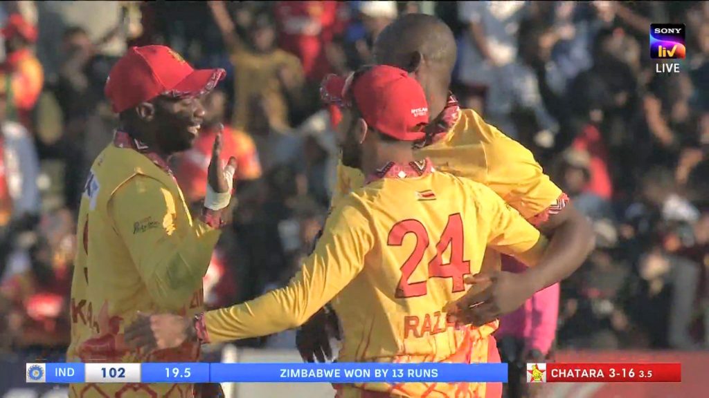 IND vs ZIM 1st T20I Match Report