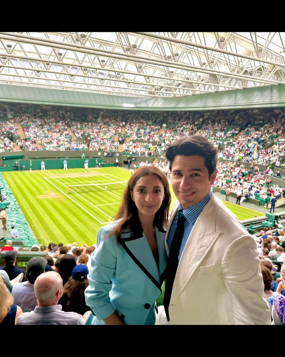 Siddharth Malhotra and Kiara Advani, Wimbledon 2024