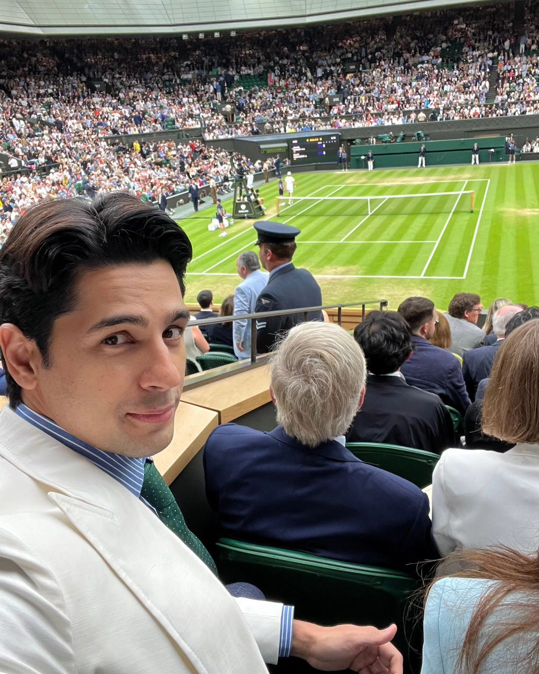 Siddharth Malhotra and Kiara Advani, Wimbledon 2024