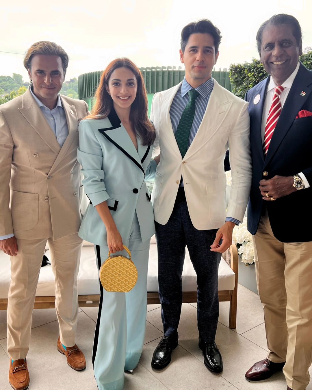 Siddharth Malhotra and Kiara Advani, Wimbledon 2024
