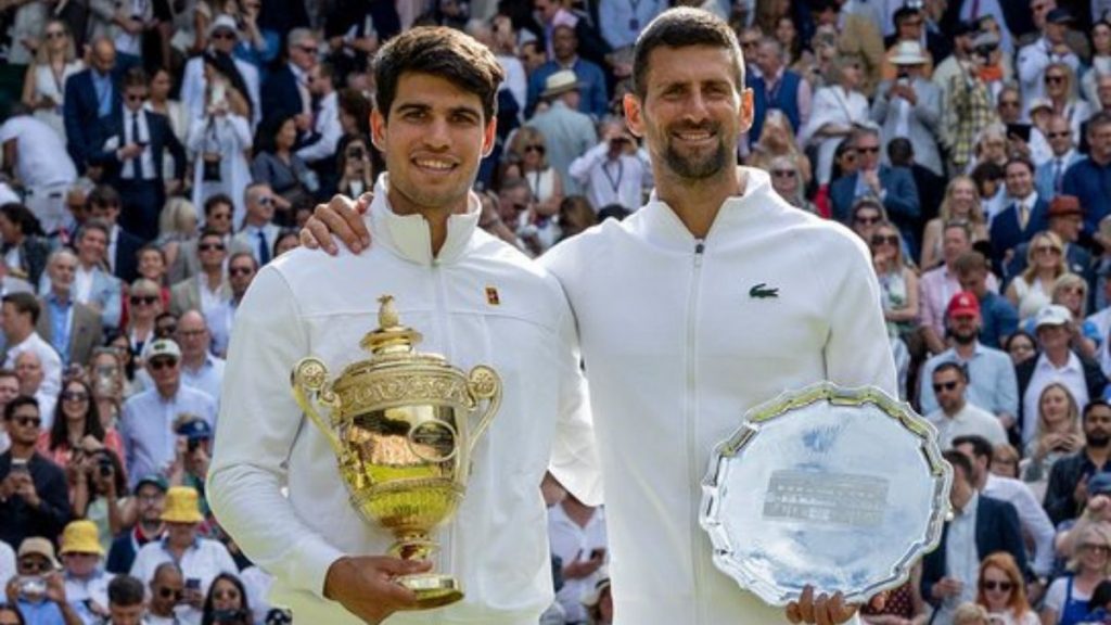 Wimbledon Final 2024: स्पेन के कार्लोस अल्काराज ने रचा इतिहास, नोवाक जोकोविच को हराकर दूसरी बार जीता विंबलडन का खिताब