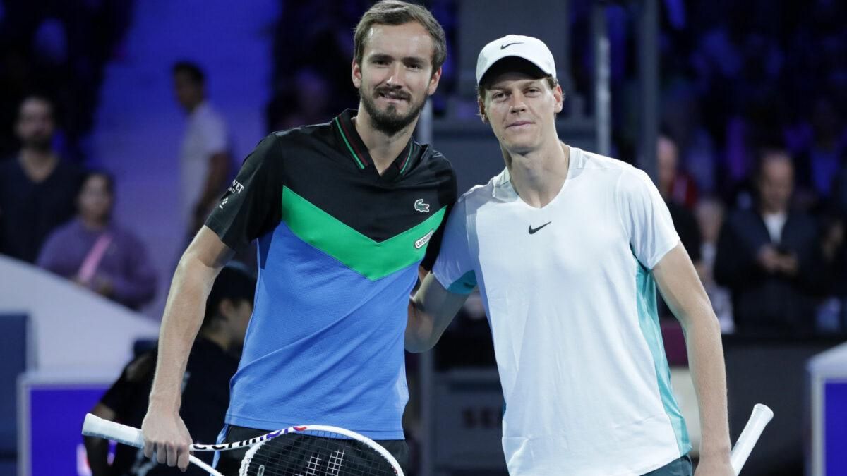 Daniil Medvedev and yanik sinar