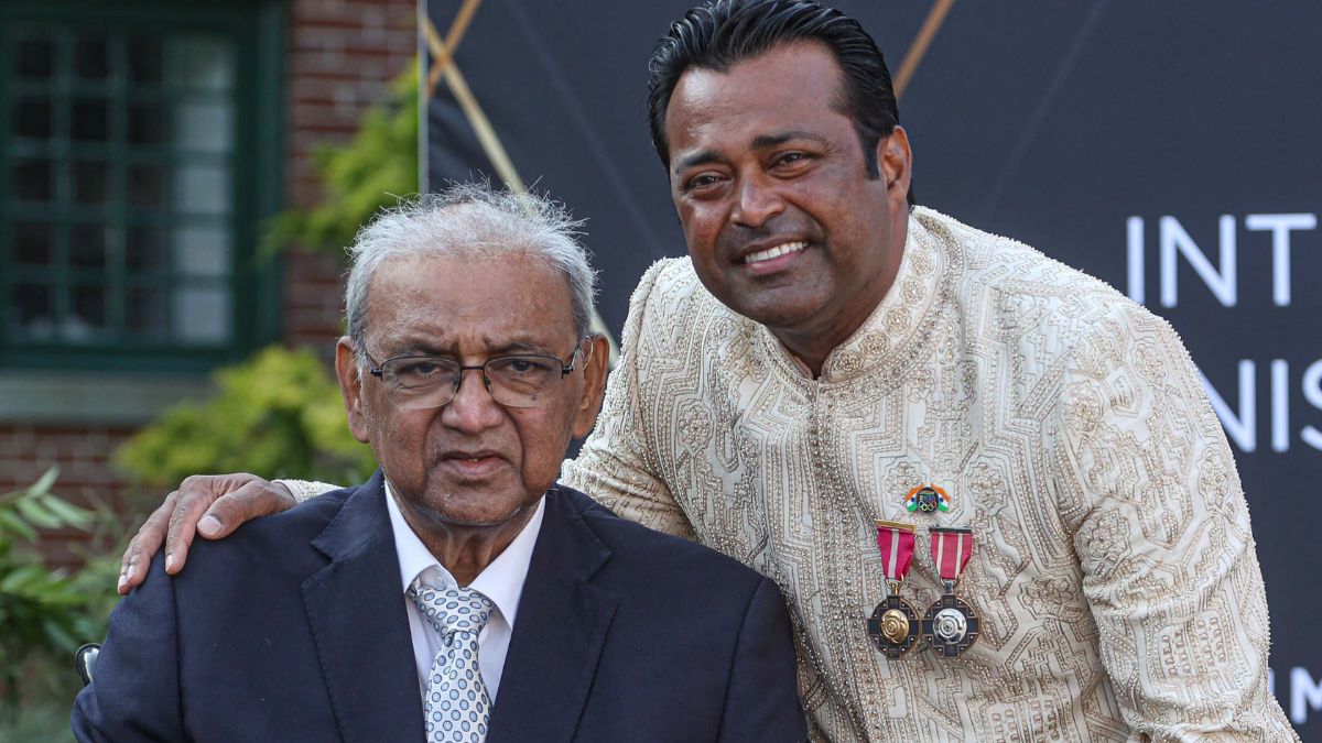 Leander Paes and his father