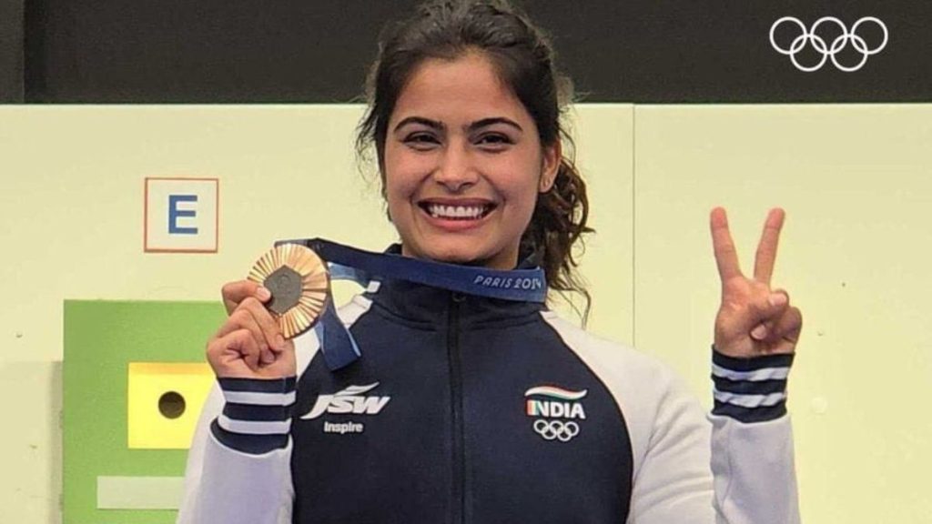 Paris Olympics 2024: मनु भाकर ने शूटिंग में ओलंपिक मेडल जीतकर रचा इतिहास, ऐसा करने वाली बनी पहली भारतीय महिला