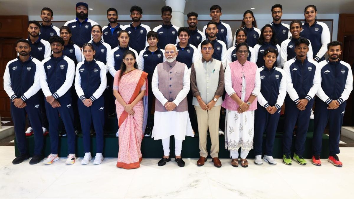 PM Modi met the Indian players