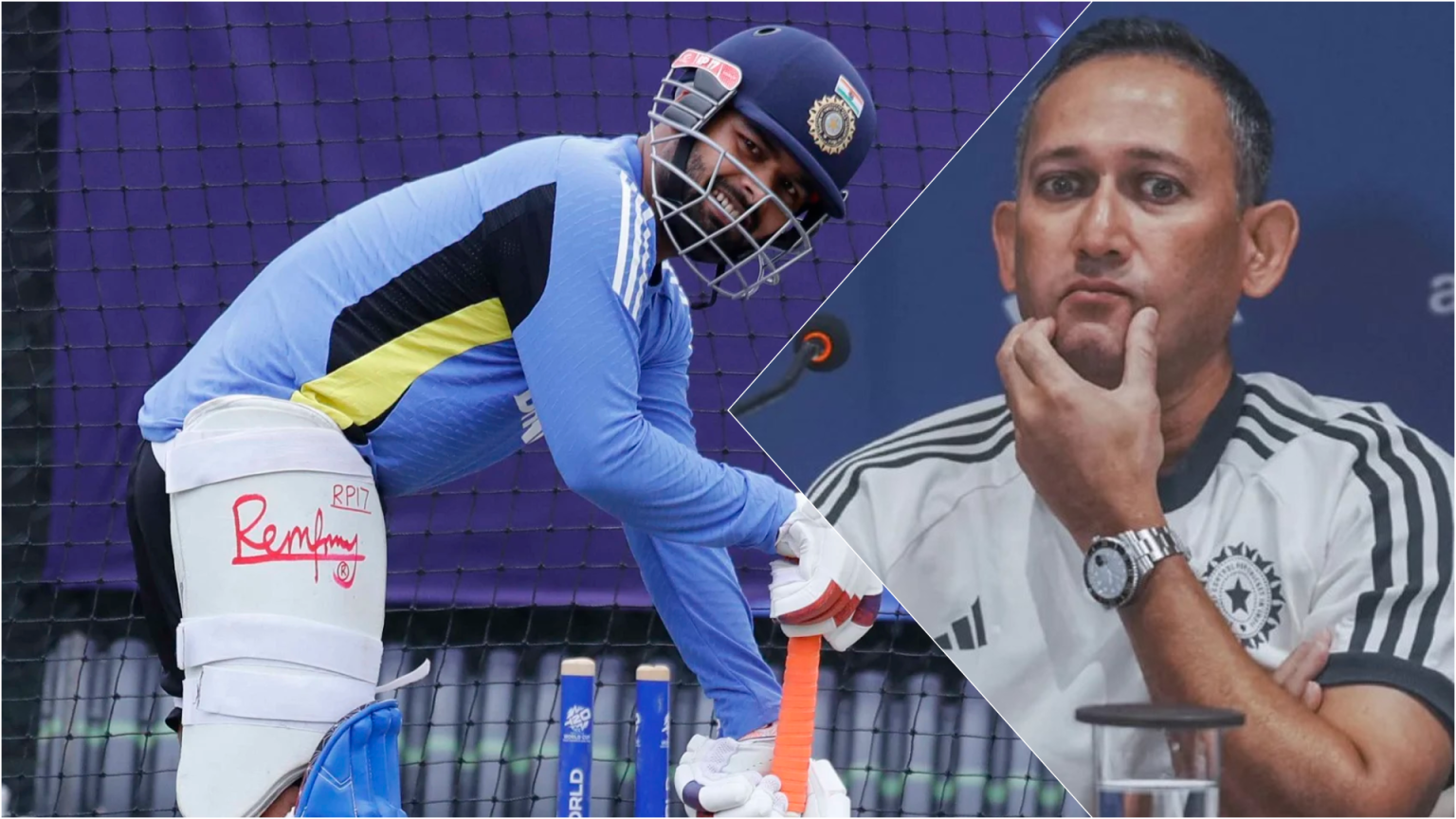 Rishabh Pant Ajit Agarkar