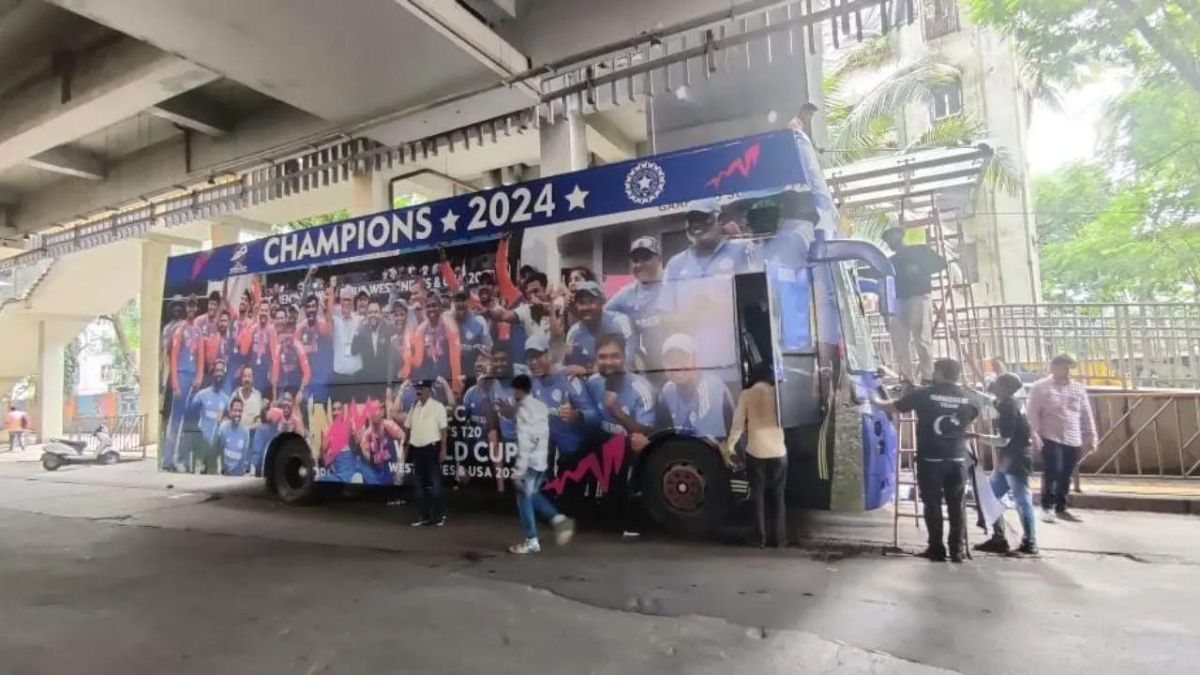 Team India Victory Parade in mumbai