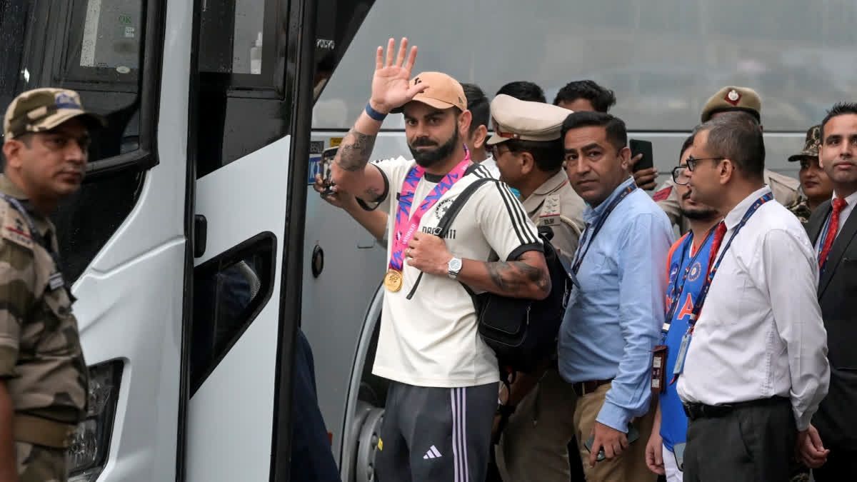 Team India left the hotel