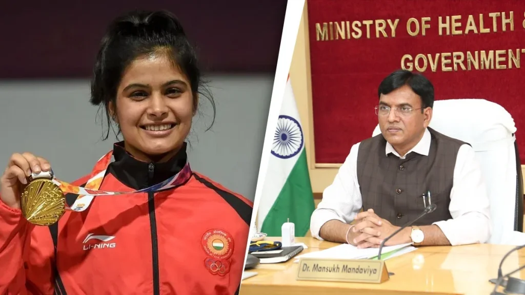 Paris Olympics: खेल मंत्री मनसुख मांडविया ने मनु भाकर की जीत पर दिया बड़ा बयान, बोले खेलों इंडिया की तंत्र हैं भाकर