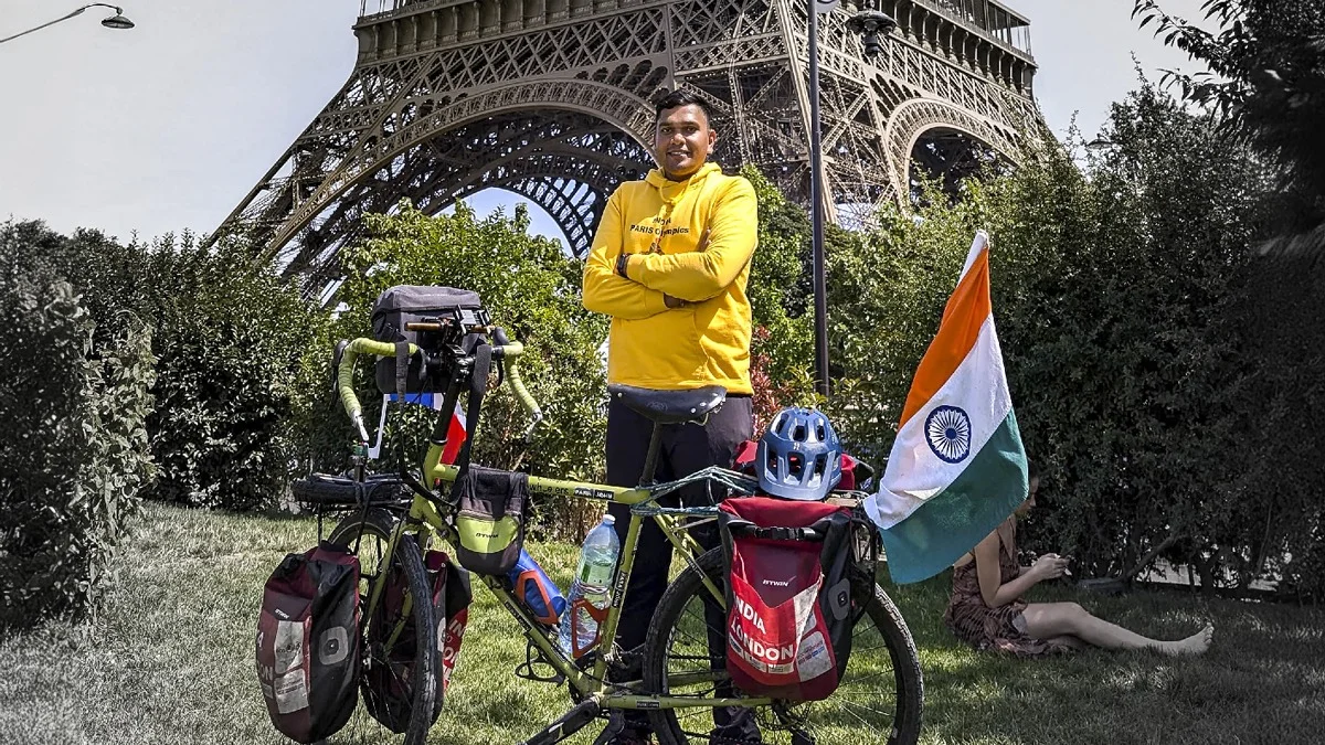 Paris Olympic 2024: जानिए कौंन है नीरज चोपड़ा का जबरा फैन जिसने साईकिल से ही नाप दी केरल से पेरिस तक का सफर 
