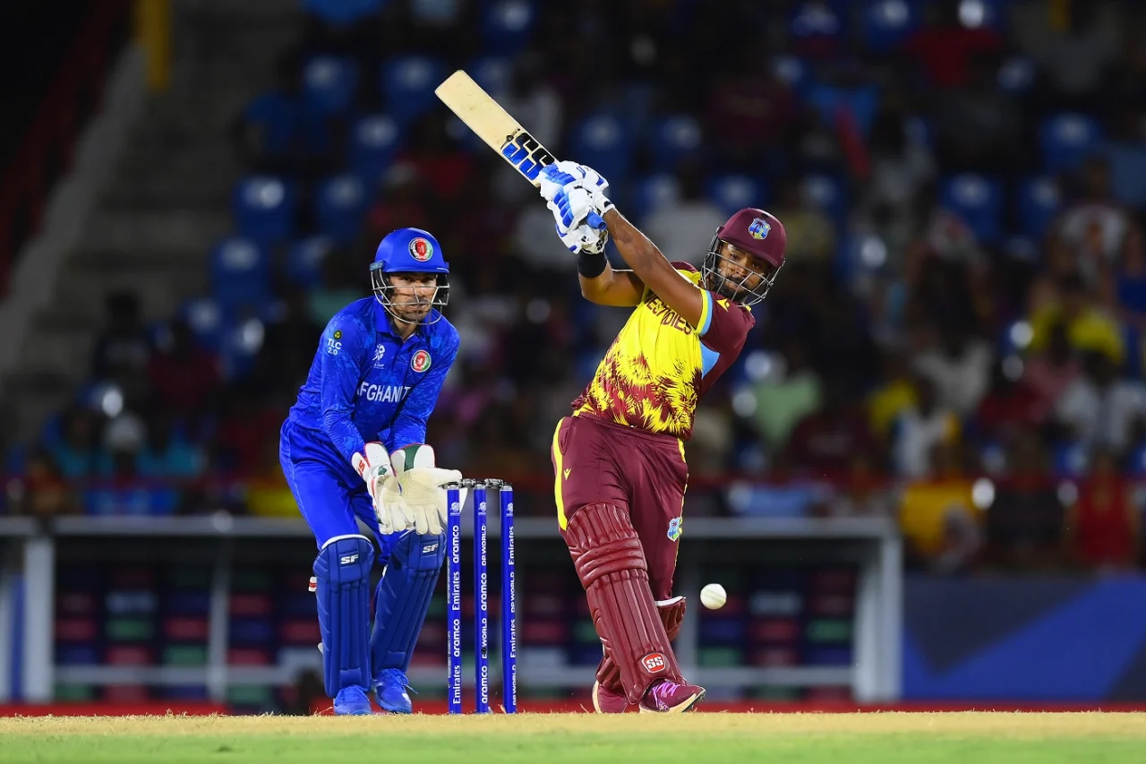 5 बल्लेबाज जिन्होंने टी20 वर्ल्ड कप 2024 में लगाए सबसे ज्यादा छक्के Nicholas Pooran (Most Sixes in T20 World Cup 2024)/ Courtesy: Getty Images