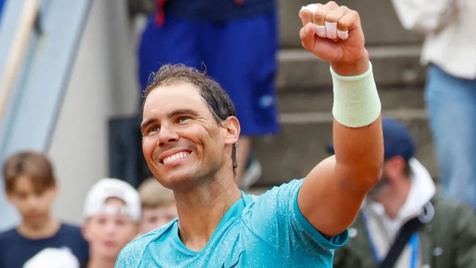 Rafael Nadal defeats Leo Borg in Swedish Open 2024