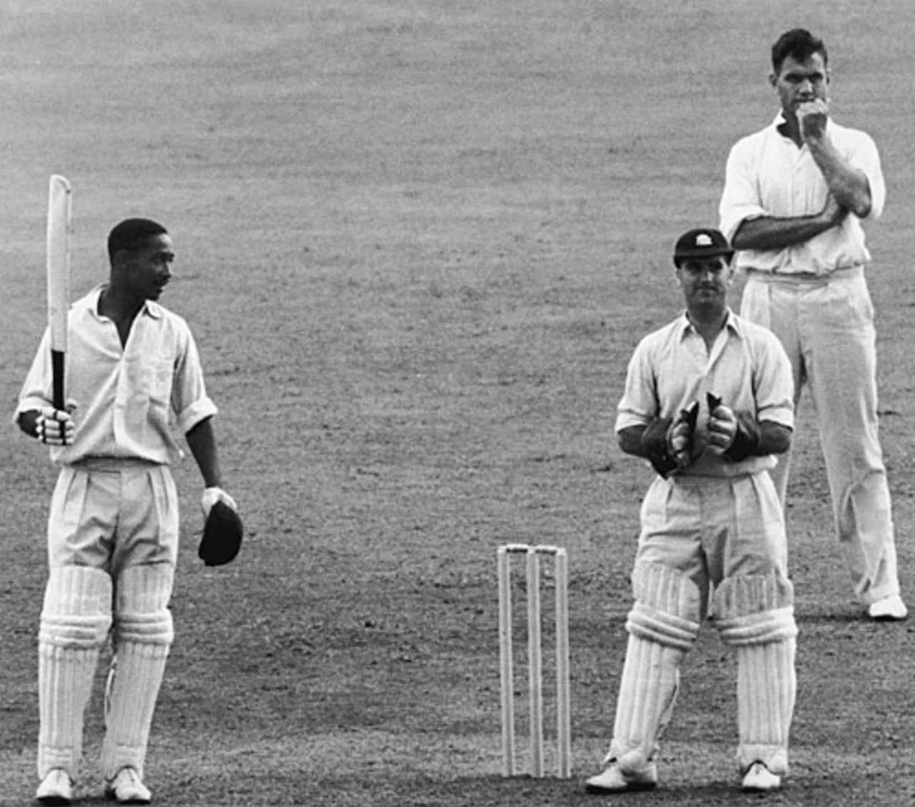 Frank Worell Could Not Complete a Double Century in Test Cricket Due to The Captain Declared The Inning