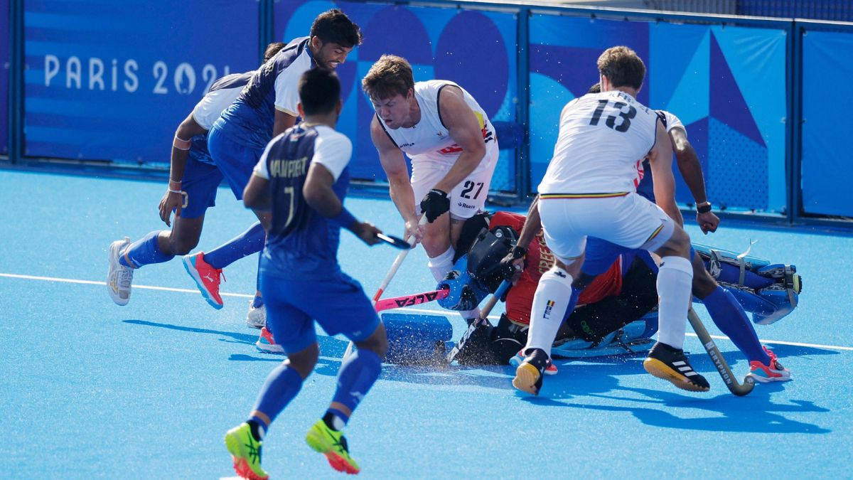 Indian hockey team lost to Belgium