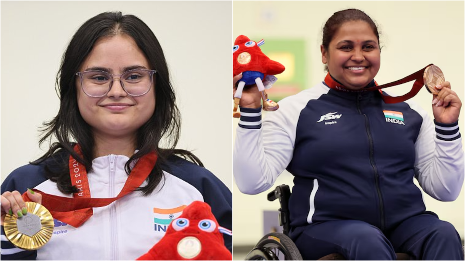 Paris Paralympics 2024: Avani Lekhara Won Gold Medal For India In Womens 10m Air Rifle Standing SH1 Shooting, Mona Agarwal Also Gets Bronze