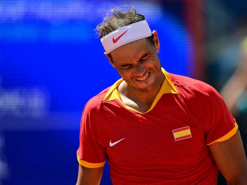 Rafael Nadal and Carlos Alcaraz Paris Olympics 2024 Tennis Doubles