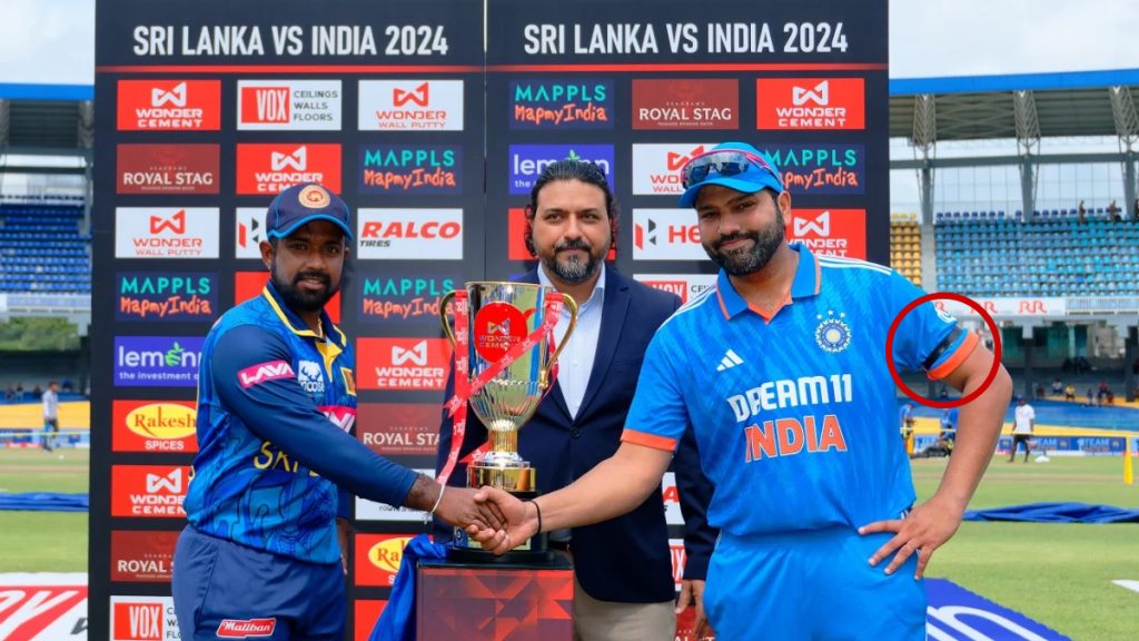SL vs IND 1st ODI Why did Team India wear a black armbands in the first ODI against Sri Lanka