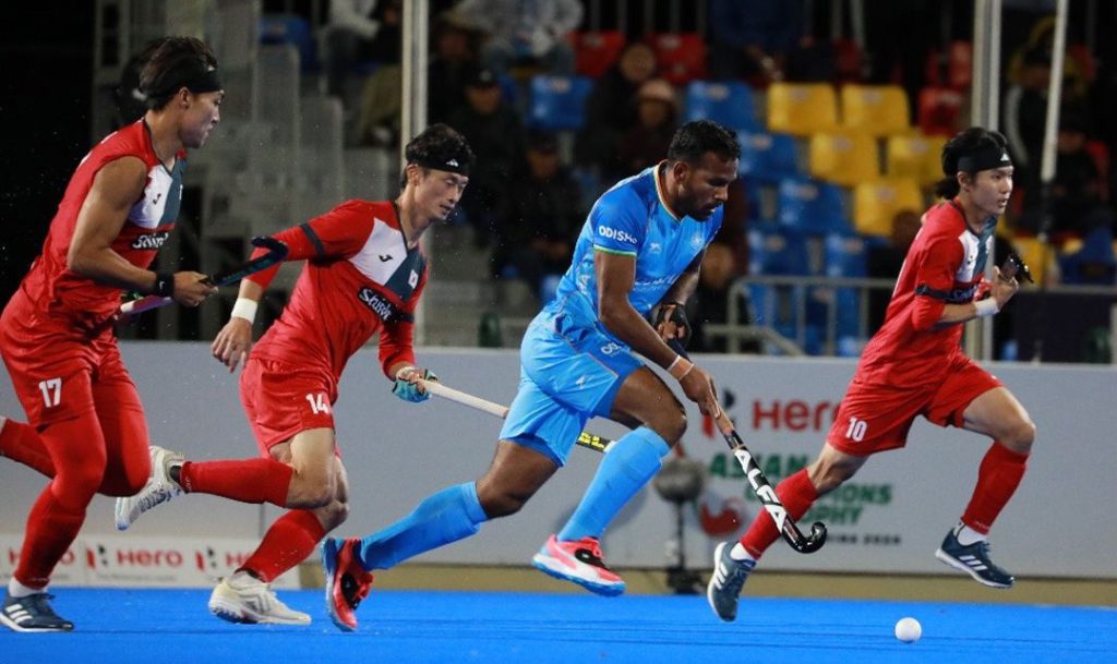Indian Hockey Team Defeats South Korea Hockey Team in Asian Champions Trophy 2024 Hockey Semi Final