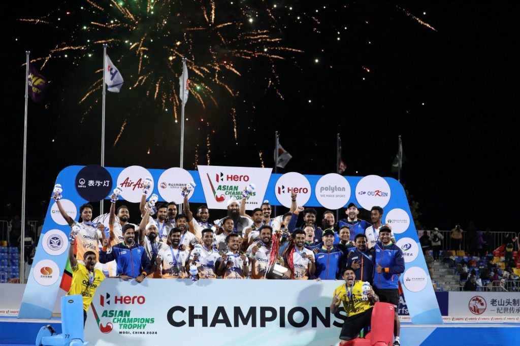 Indian hockey team defeated China Hockey Team and won the Asian Champions Trophy 2024 Hockey title