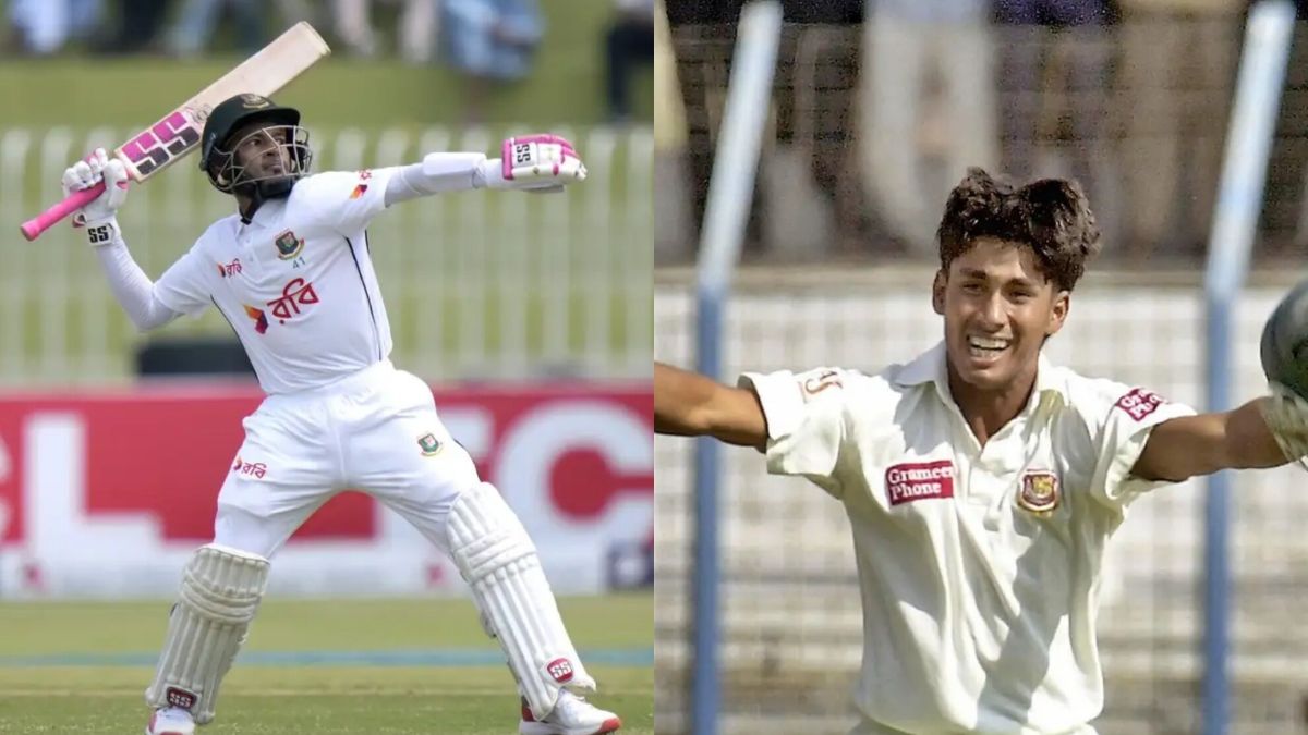 Which Indian Player Scored The First Test Century Against Bangladesh