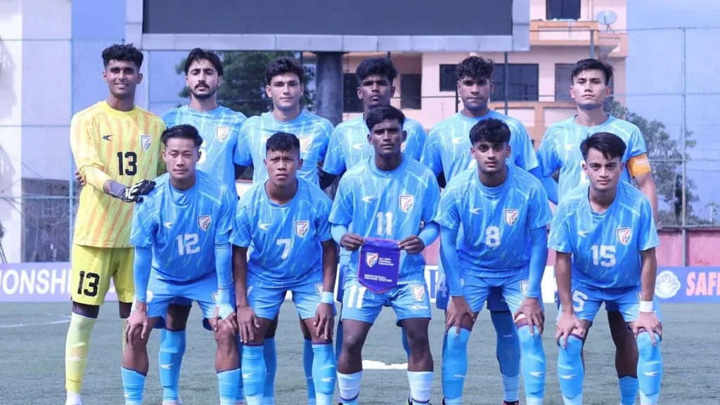 Football: अंडर-20 एशिया कप क्वालीफायर के शुरुआती मैच में भारत ने मंगोलिया को 4-1 हराया Football: अंडर-20 एशिया कप क्वालीफायर के शुरुआती मैच में भारत ने मंगोलिया को 4-1 हराया