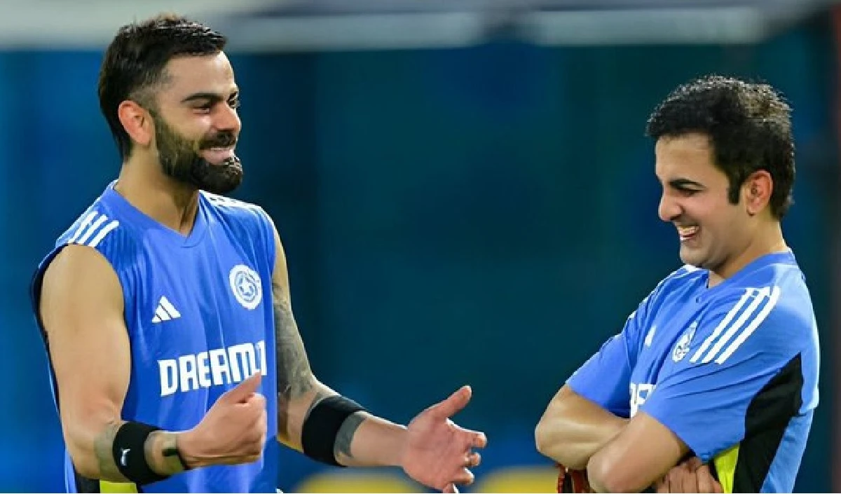 IND Vs NZ: Virat Kohli's rainy look went viral on the internet, he was seen with two officials during India vs New Zealand first test