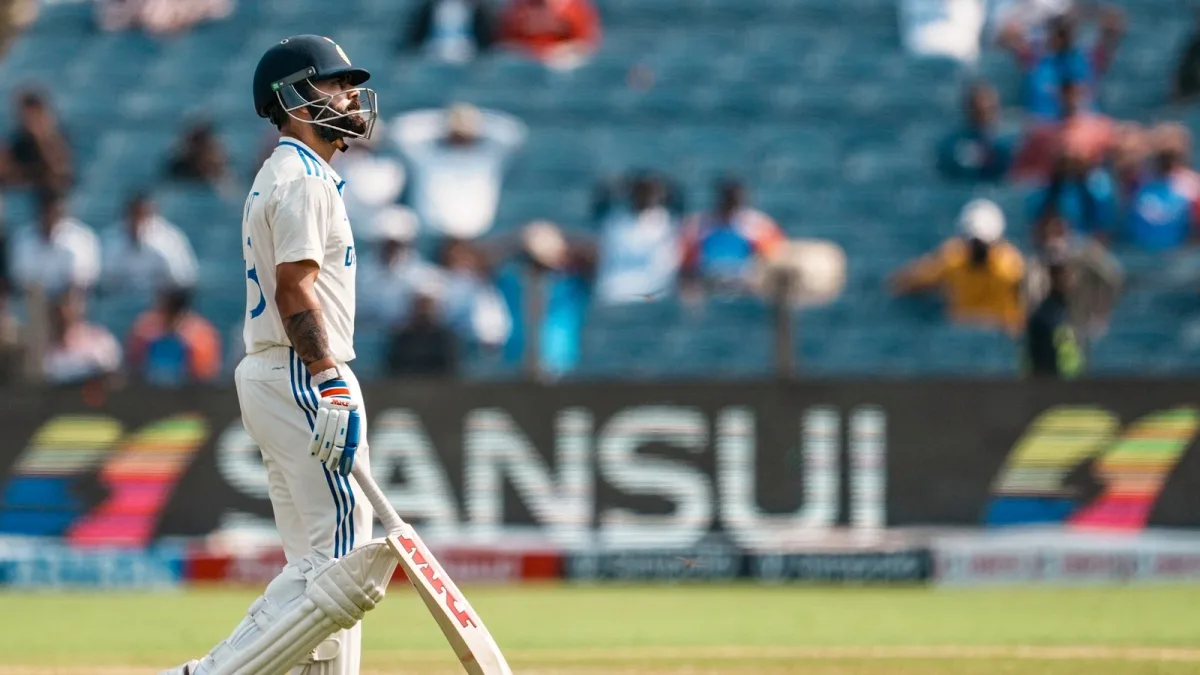 IND Vs NZ: Santner took seven wickets, Indian team was limited to only 156 runs in the first innings