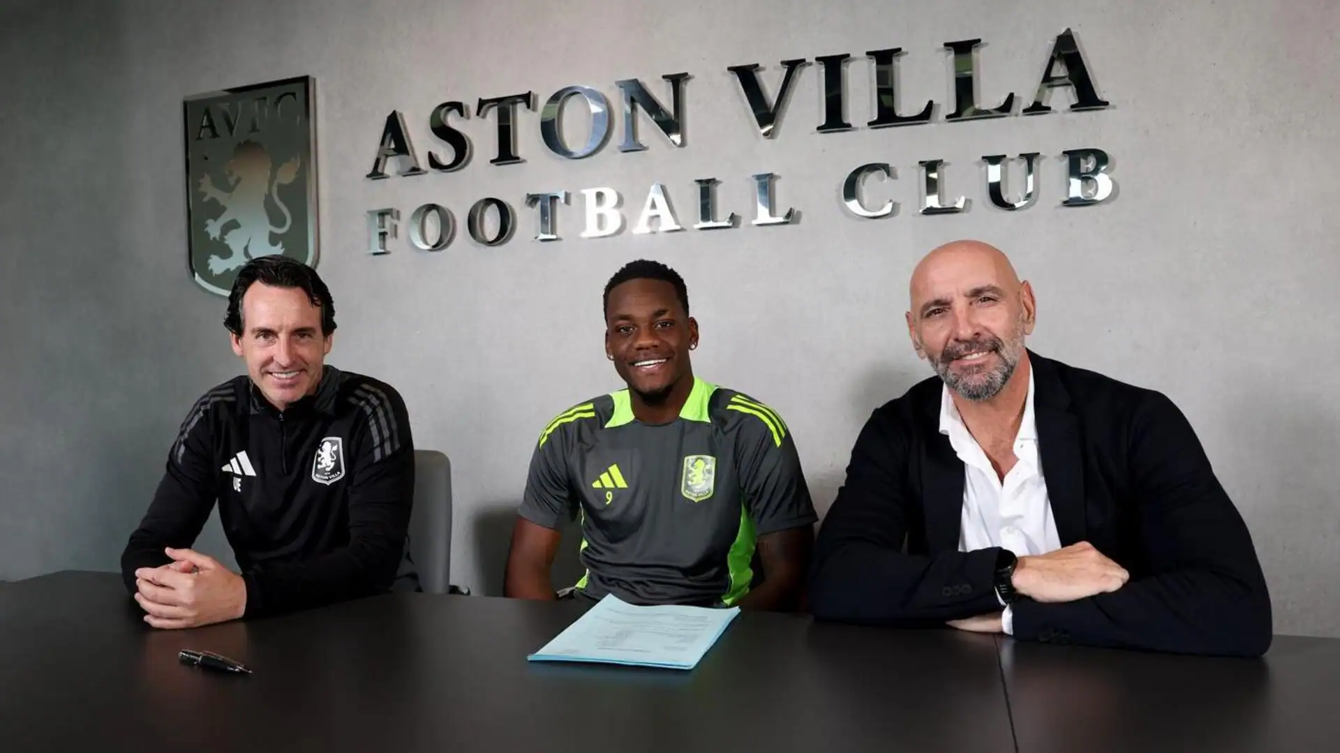 Jhon Duran signs new contract for five and a half years with Aston Villa