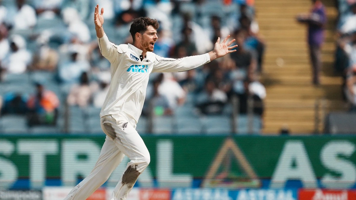 IND Vs NZ: Santner took seven wickets, Indian team was limited to only 156 runs in the first innings