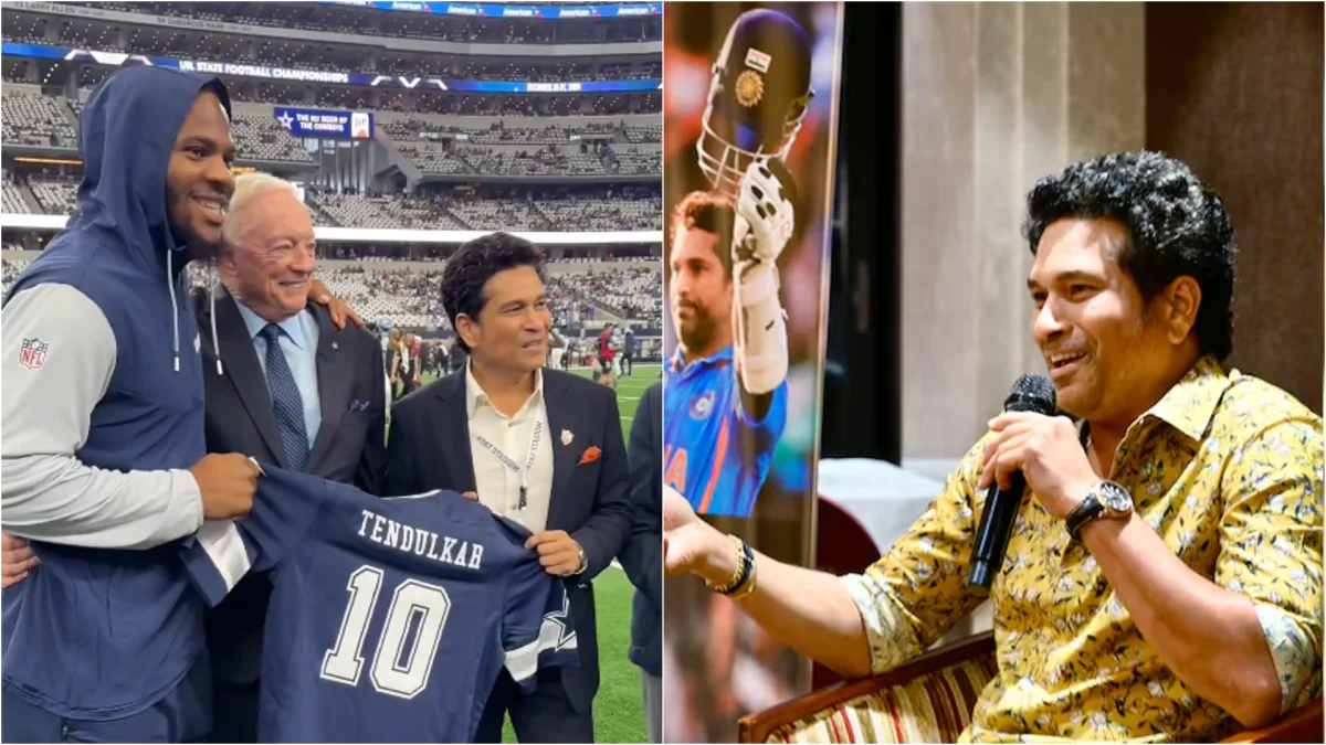 Sachin Tendulkar honored by the Dallas Cowboys in NFL