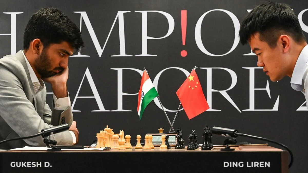 Ding Liren and D Gukesh