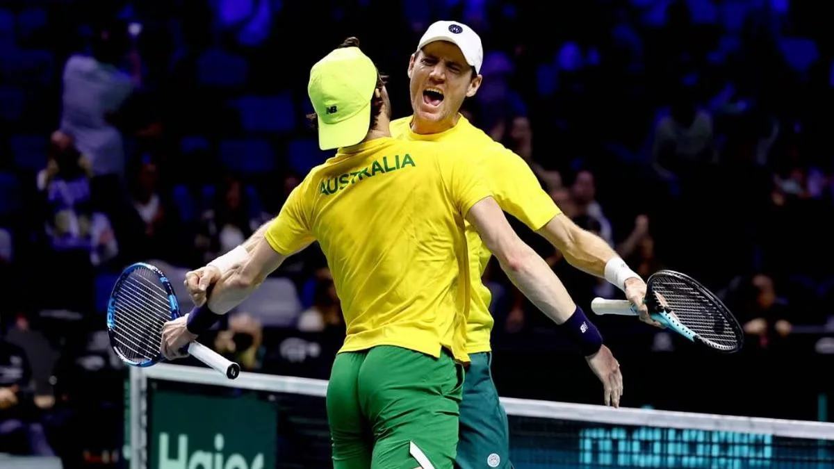 Matt Ebden and Jordan Thompson 