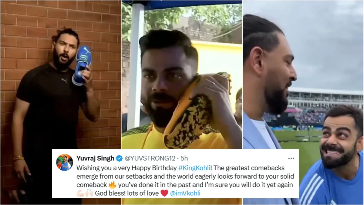 Yuvraj Singh Wished Virat Kohli On His 37th Birthday